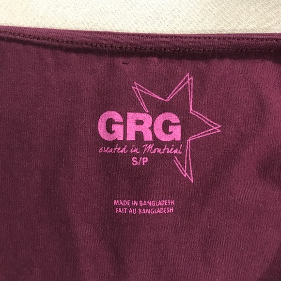 Garage Maroon Long Strapless Ruched Bandeau Size S - Picture 4 of 8